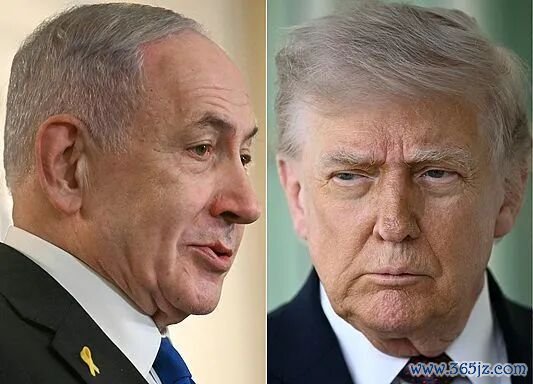 △以色列总理内塔尼亚胡（左）、好意思国总统特朗普（右）