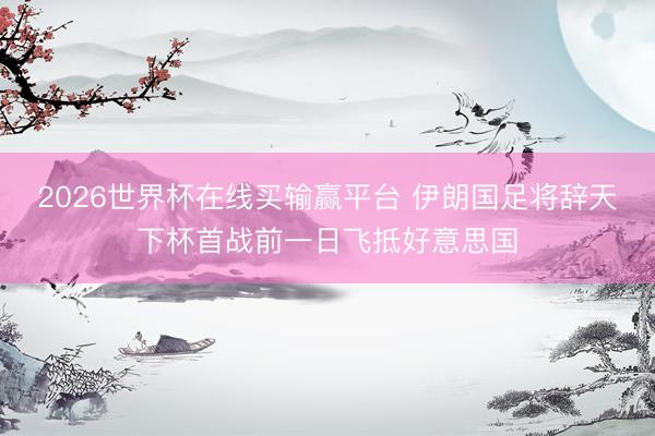 2026世界杯在线买输赢平台 伊朗国足将辞天下杯首战前一日飞抵好意思国