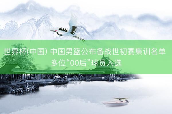 世界杯(中国) 中国男篮公布备战世初赛集训名单 多位“00后”球员入选